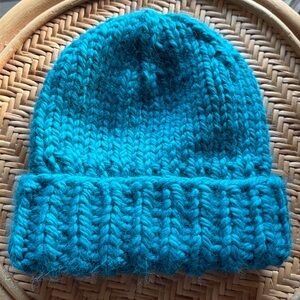 Tsuyumi 100% baby alpaca bulky ribbed beanie
